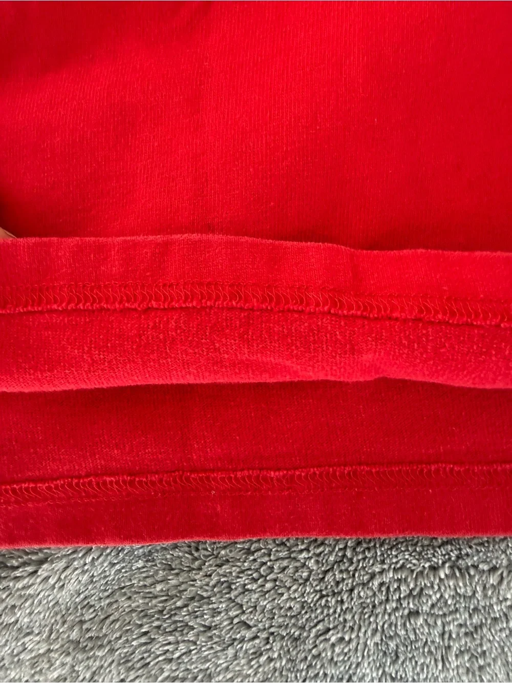Gap- Kids Red Long-Sleeve Crewneck Shirt